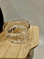 Glass Water Bowl With Mountain