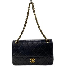Auth CHANEL Double Flap