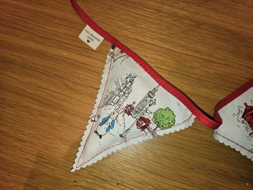Peter rabbit fabric bunting - peter,
