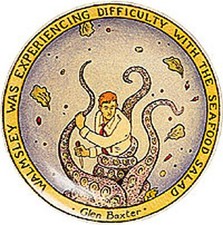 GLEN BAXTER PLATE - WALMSLEY