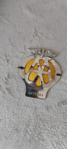 Vintage car badge - aa, member