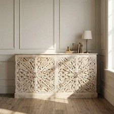 Aged Ornate Rustic Buffet