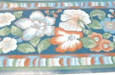 WALLPAPER BORDER Blue Green