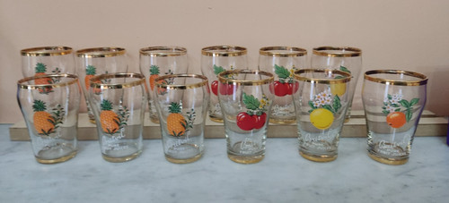 Vintage britvic glasses - britvic,
