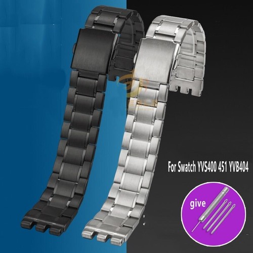 Stainless steel watch band fit - steel,