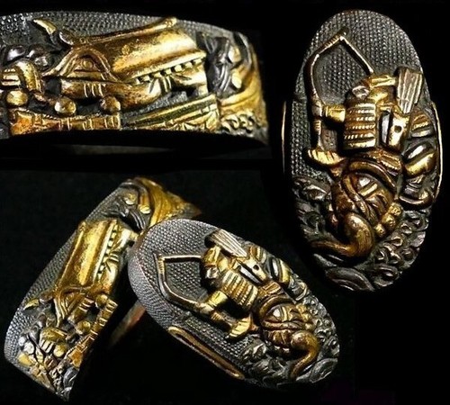 Fuchi kashira genpei samurai - fuchi,