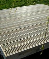 Garden timber decking kit 120 - decking,
