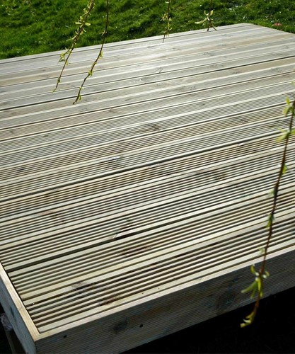 Garden timber decking kit - timber, 120