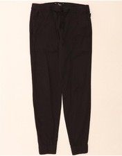 HOLLISTER Mens Joggers Casual Trousers Medium W32 L30 Black Cotton DO40