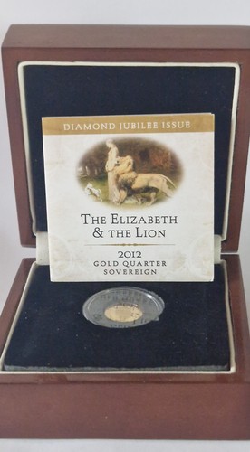 2012 elizabeth lion - 2012, gold