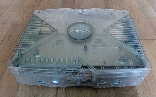 Xbox original crystal console - xbox,
