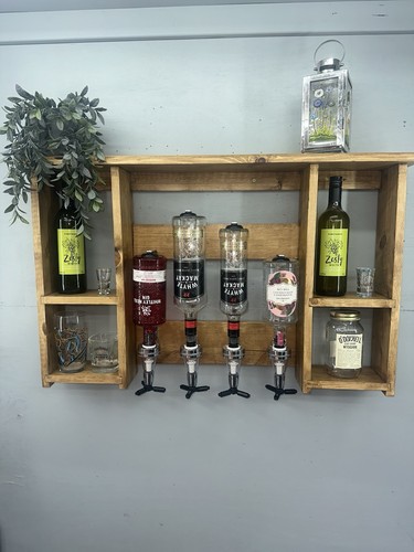 Pine wall mounted home - home, bar