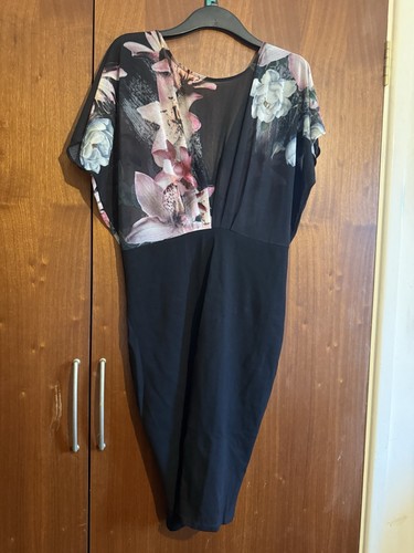 Lipsy sheer floral top bodycon - sheer,