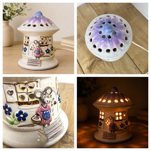 Vintage toadstool mouse house - mouse,