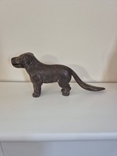 Vintage Cast Iron Dog Nutcracker – 24 cm, 740 g, Early 20th Century