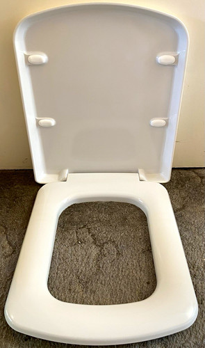 White toilet seat - white, new