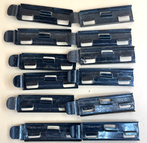 Vintage metal fishplates rail - metal,