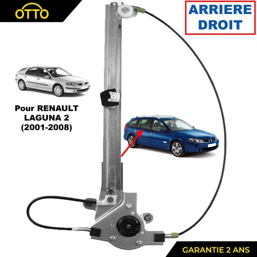 Rear right window regulator - right,