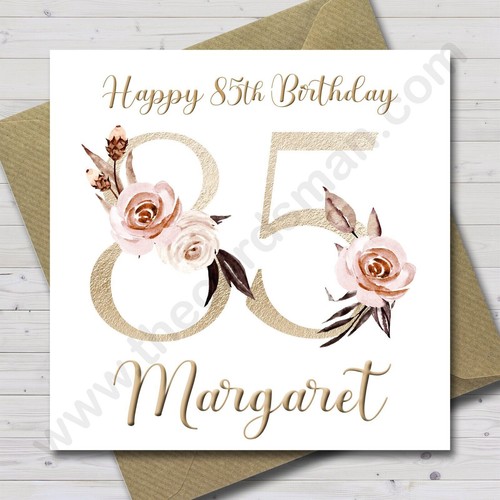 Personalised 85th birthday - personalised,