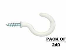 CUP/ HOOKS PVC WHITE (25MM)