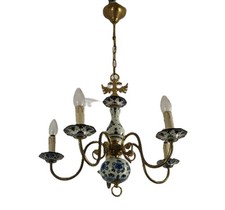 Delft chandelier porcelain