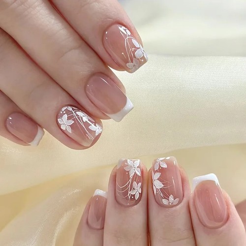 24x short square false - short, nails