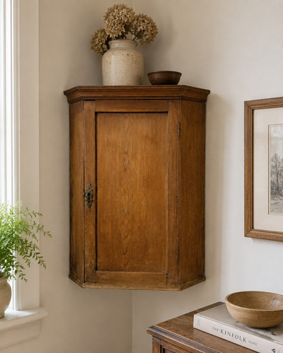 Antique victorian oak corner - antique,