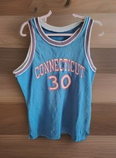 Vintage Champion Conneticut Sports Jersey Vest Top , Size LARGE