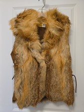 Real Red Fox Fur Vest Full Fur