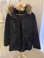 Miss Selfridge Black Parka