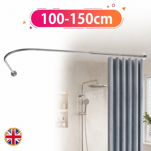 Shaped shower curtain rod - l,