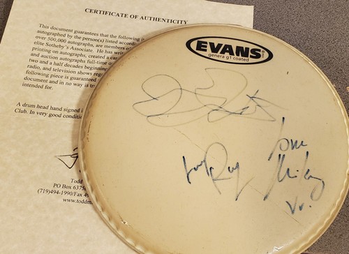 Culture club signed drum head - drum,