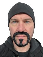 False Moustache Stick On Beard Goatee Walter White Fancy Dress Ali G Facial Hair