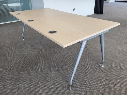 Modern office desk with - modern,