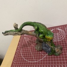 Green Iguana Lizard On a Branch Figurine Shudehill Giftware