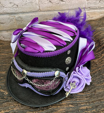 Black Purple Lilac Steampunk
