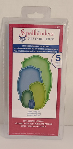Spellbinders 077 labels - spellbinders, s5-077