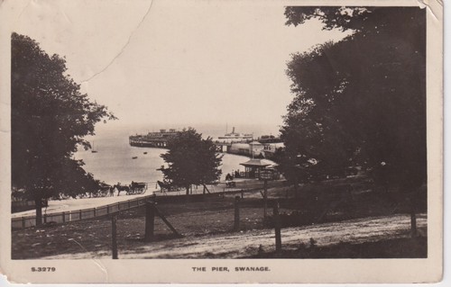 Postcard 1922 swanage - postcard,