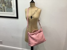 Ted Baker pink genuine leather crossbody shoulder tote bag rose gold