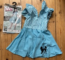 Poodle dress and scarf fancy dress kids