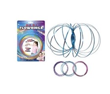 Mesmerizing Rainbow FlowRingz: Kinetic Toy, 13cm Stainless Steel STOCKING FILLER