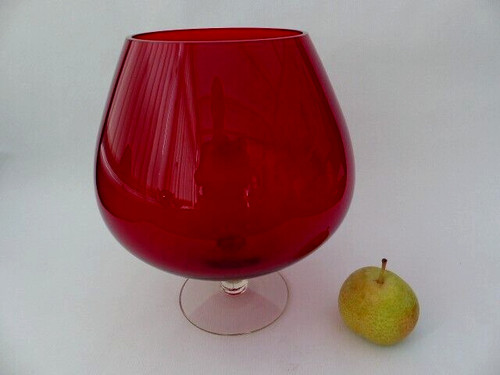 Vintage large ruby - vintage, red