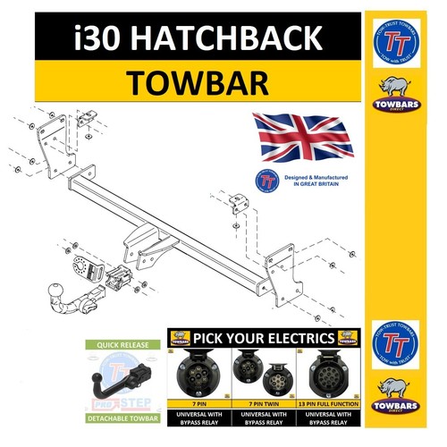 Detachable towbar for - detachable,