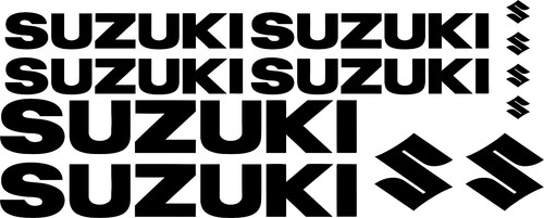 Piece suzuki decals - suzuki,