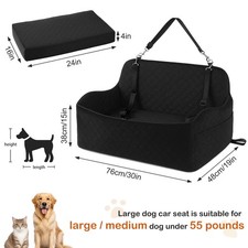 Dog Car Seat Up to 55lbs/35lbs