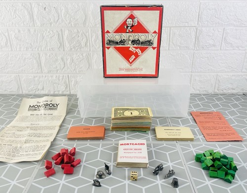 Vintage monopoly board - monopoly,