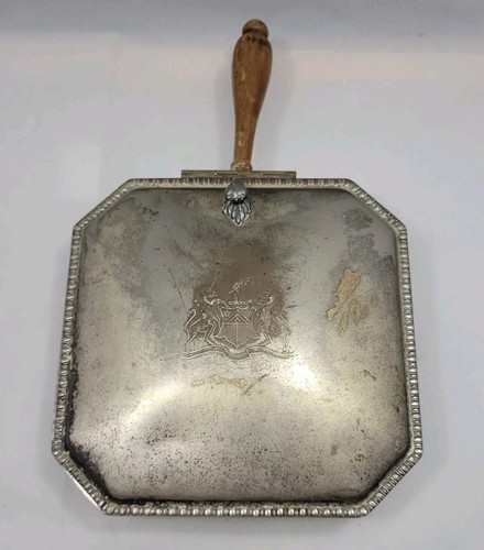 Vtg silver plate silent - plate, butler