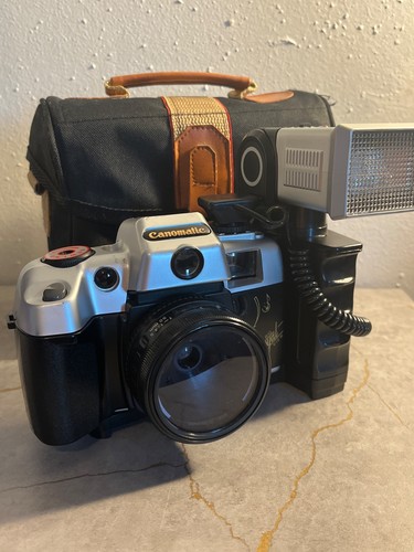 Vintage canomatic 35mm camera - vintage,