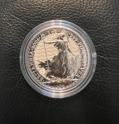 1oz silver britannia coin - 1oz,