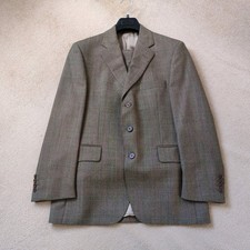 Aquascutum 2 Piece Suit Blazer Tweed Jacket & Trousers 40S Made In England *New*